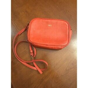 Mark and Graham Essential Crossbody bag red mono MKT  New wo tag 7x2X6
